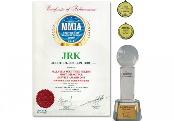 MALAYSIA SOUTHERN REGION MOST IMPACTFUL SERVICE AWARD 2011