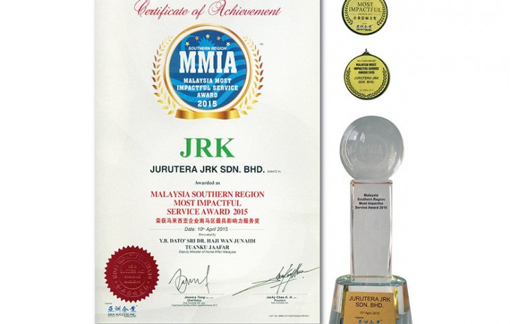 MALAYSIA SOUTHERN REGION MOST IMPACTFUL SERVICE AWARD 2011