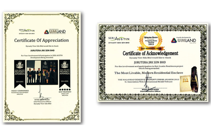 FIABCI PRIX d'EXCELLENCE AWARD & INTERNATIONAL PROPERTY AWARDS